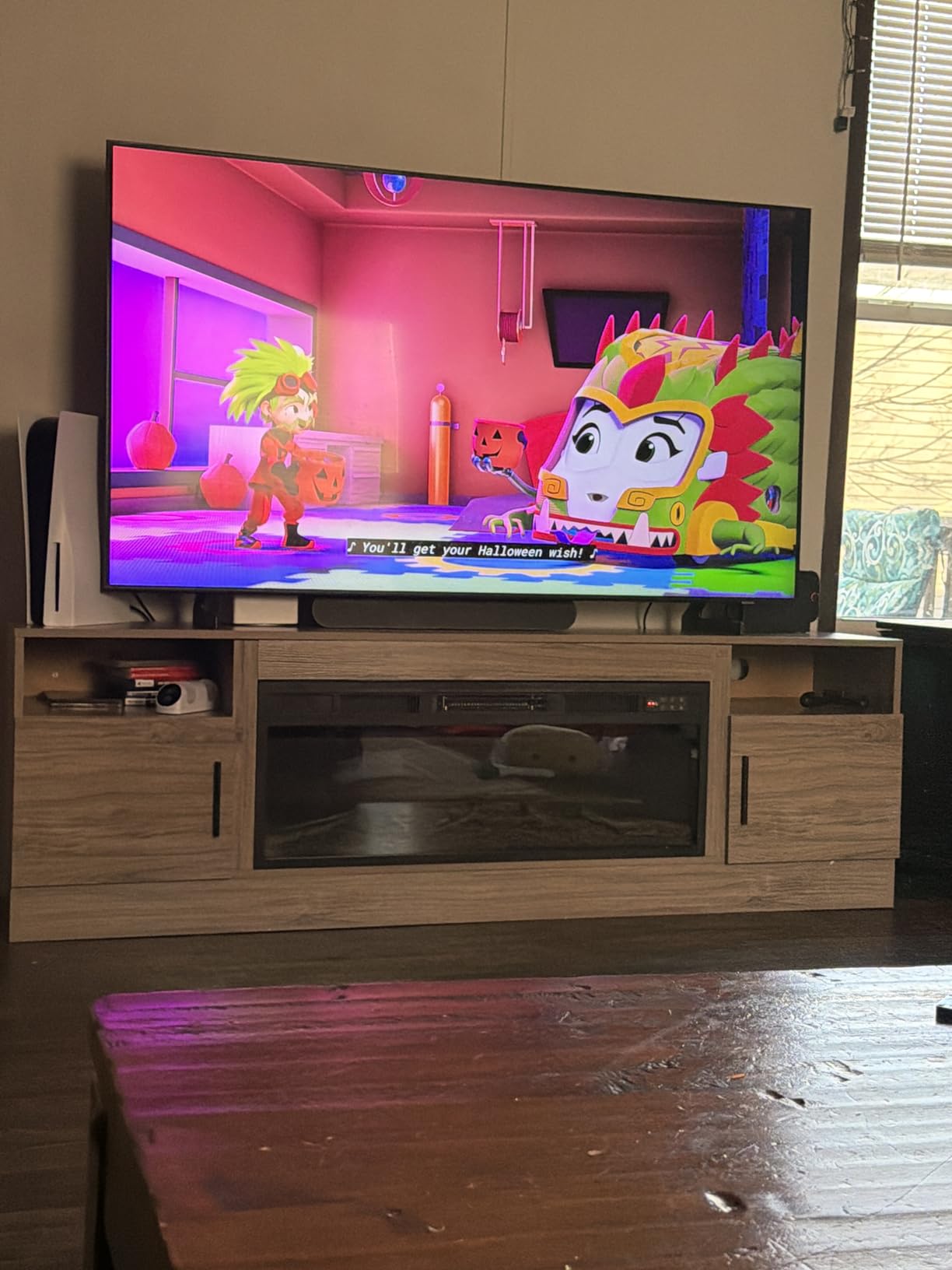 Tavata Fireplace TV Stand Entertainment Center with 36