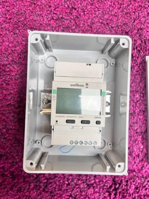 Wallbox Smart Power Meter for Energy Management Solutions | Smart Home Clamp, 2-Phase up to 250 Amps, UL Listed, Solar EV Charging customer photo 1