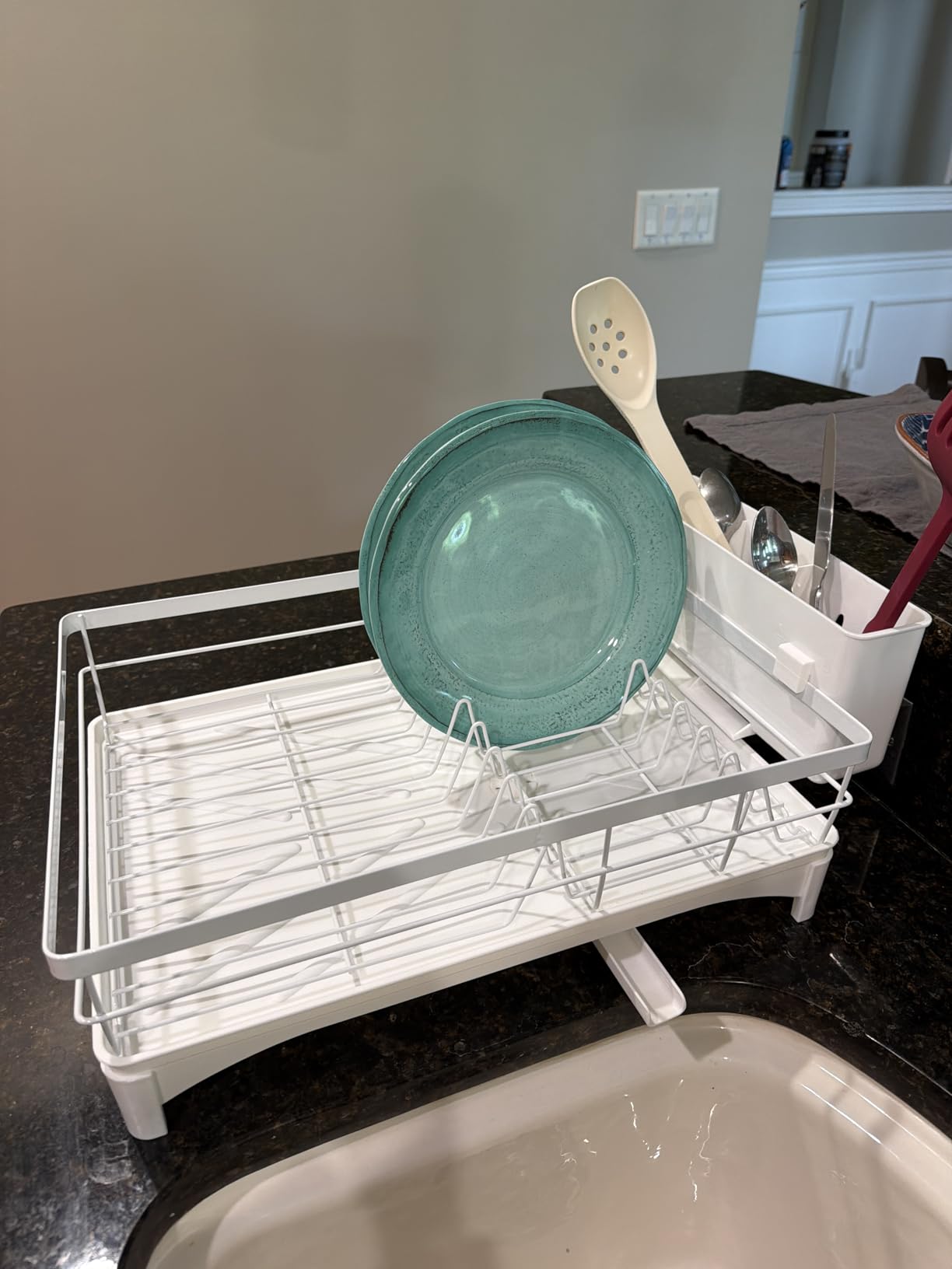 SNTD Dish Drying Rack for Kitchen Counter, 11.8