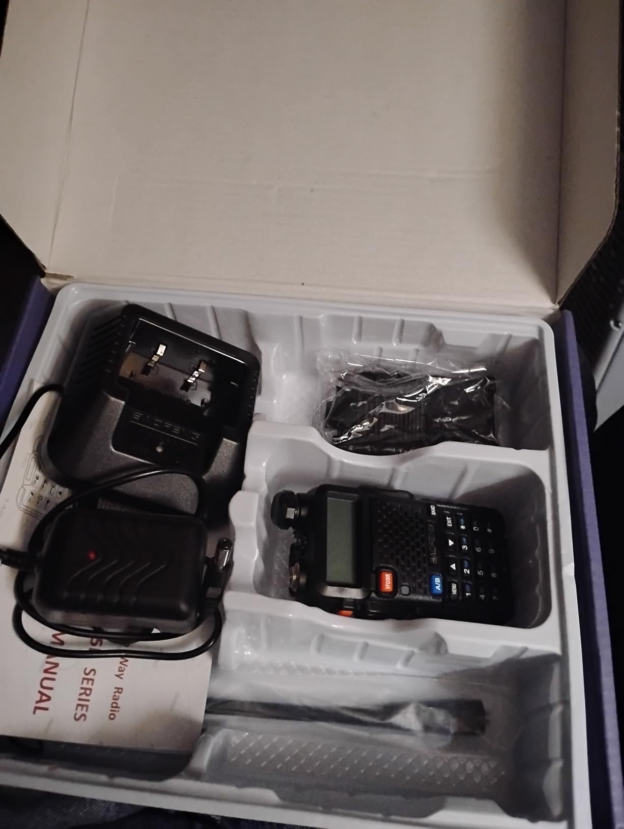 Baofeng UV-5R Radio Ham Radio Handheld UV5R Long Range Dual Band Rechargeable High Power Two Way Radio Walkie Talkies with 1800mAh Li-ion Battery and Earpiece for Hunting Camping Survival Gear,2 Pack customer photo 2