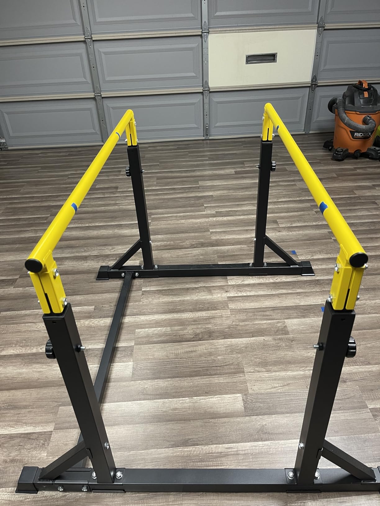 Bongkim Dip Bar, Heavy Duty Dip Station with 7 Height Levels, 800lbs Adjustable Parallel Bars for Tricep Dips Pull-Ups L-Sits Calisthenics Exercises Strength Training for Home Gym Outdoor customer photo 1
