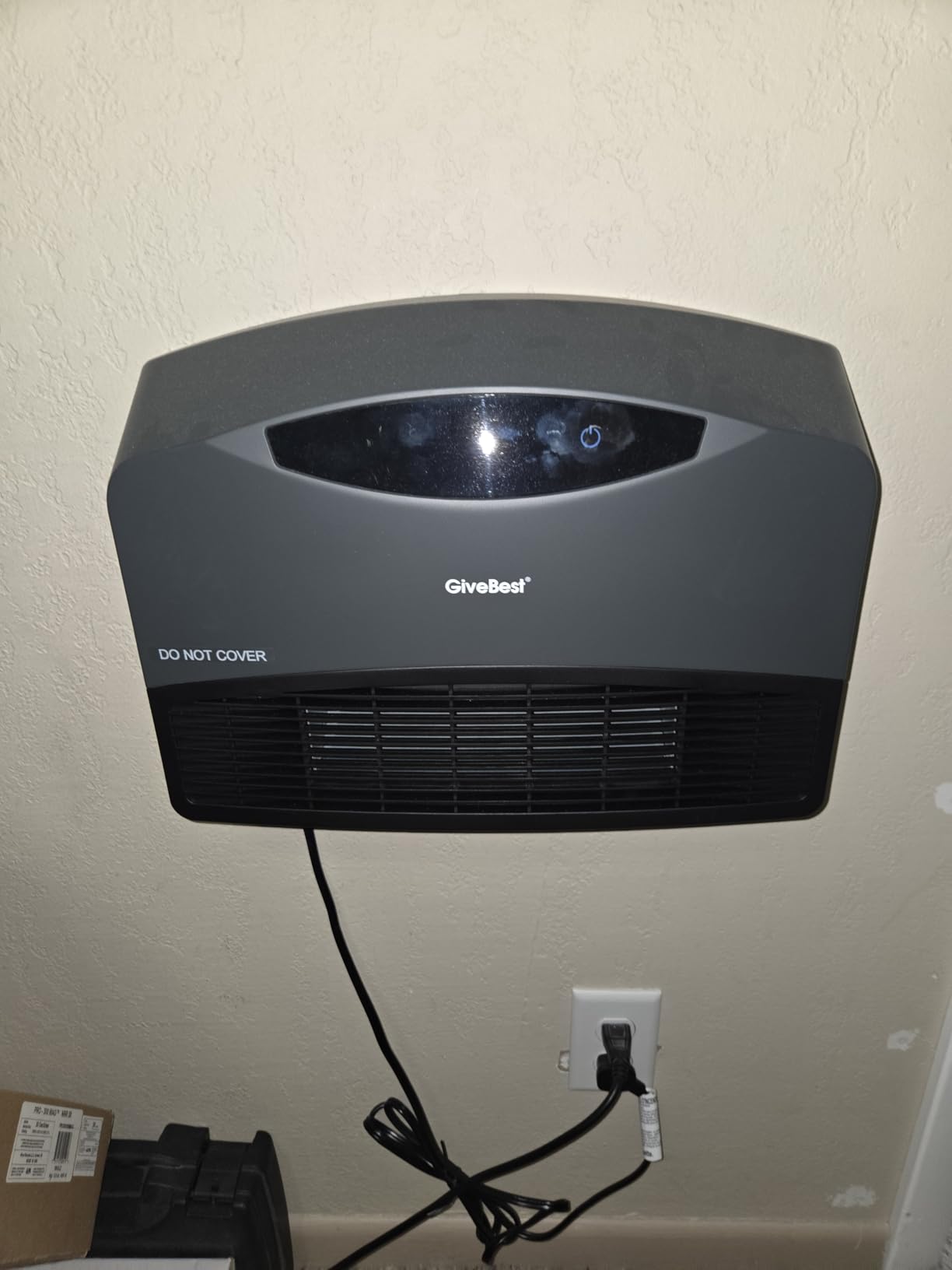 GiveBest 1500W Electric Wall Heater with WiFi & Remote Control | Wall-Mounted, Large Room Coverage, 3 Heating Modes, Fast Heating, Thermostat, 24 H Timer, Works with Alexa for Indoor Use customer photo 1