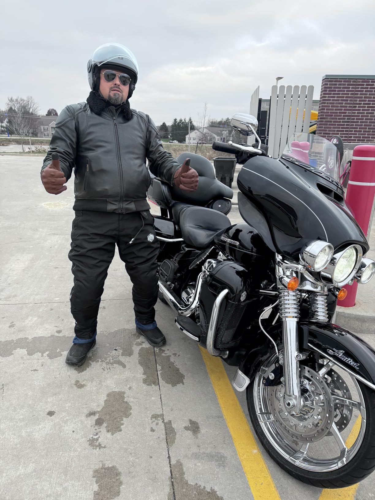 ILM Detachable Winter Motorcycle Riding Pants Armored PF1 Overpants customer photo 1
