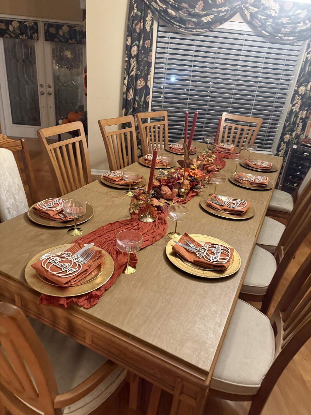 DeZerlor Nude Cheesecloth Table Runners 12 Pack Fall Runners customer photo 1