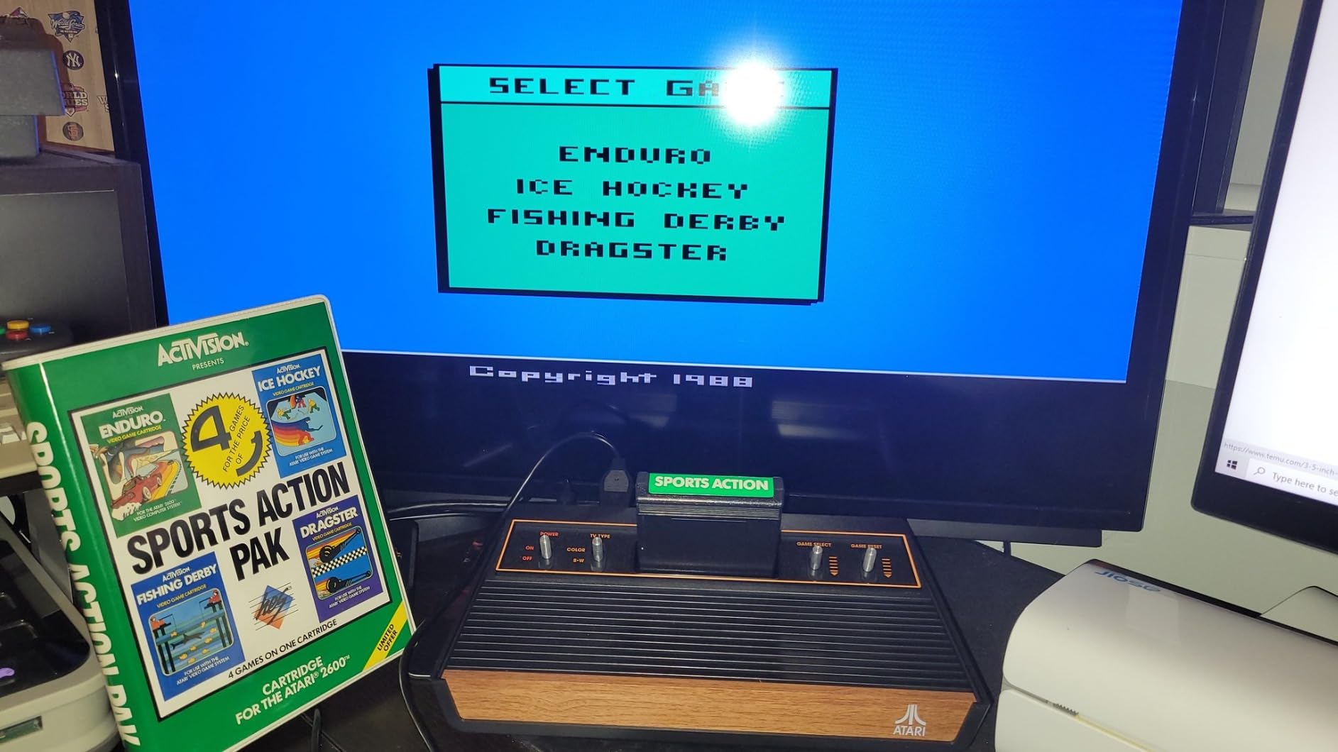 Atari Official 2600+ Console & Joystick - HDMI Output - Includes 10 Games customer photo 2