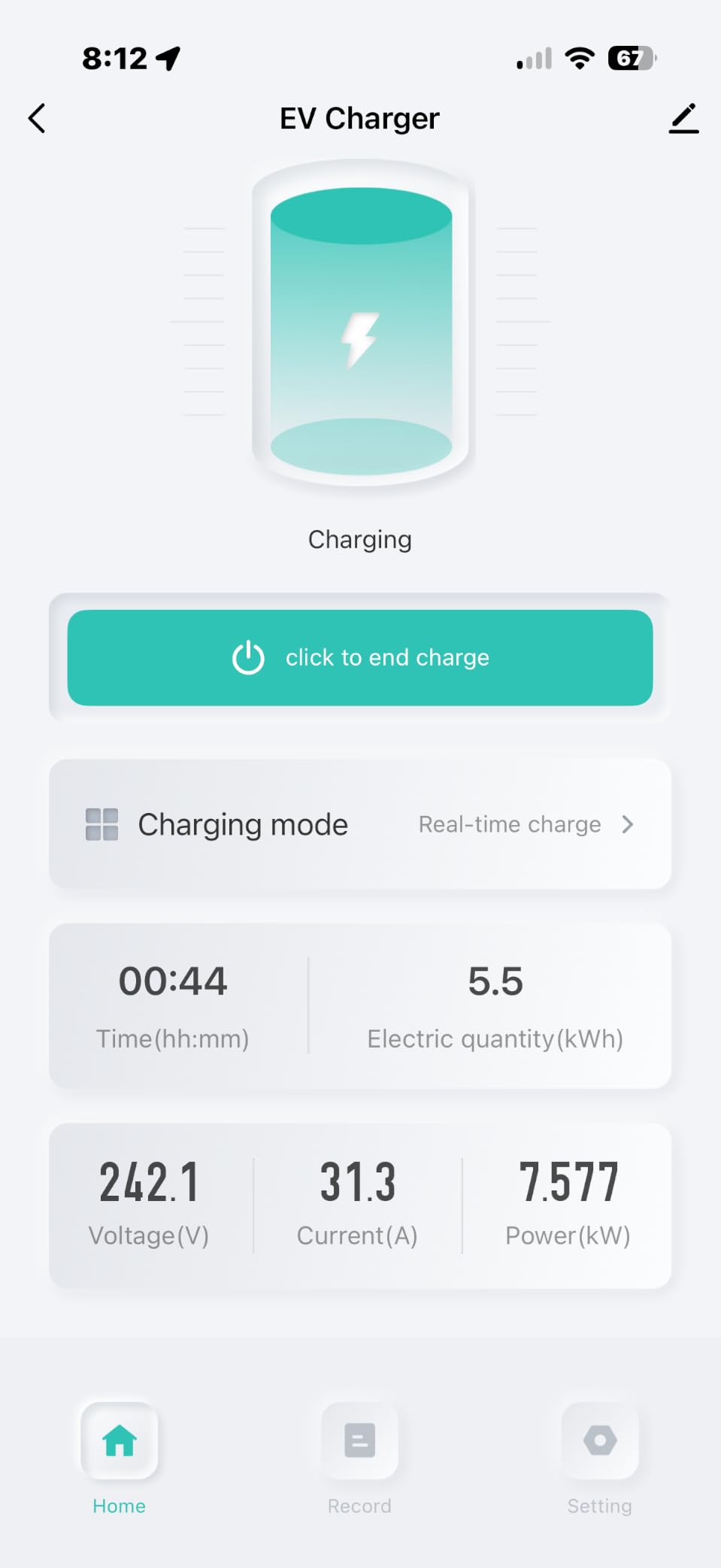 AIMILER Level 2 Electric Vehicle (EV) Charger (WIFI APP/Plug-play), 32A, 25ft Cable ETL Certified, 220V-240V NEMA 14-50P Plug EVSE w/ J1772 Connector, Portable EV Car Charging Stations for Home Level 2 customer photo 1