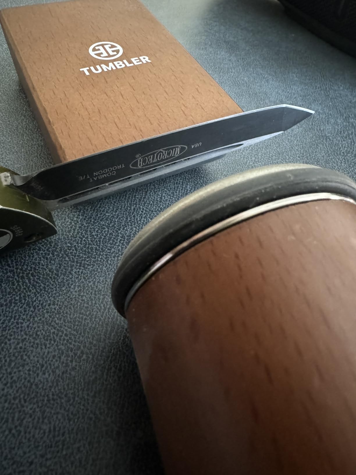 The Original Tumbler Rolling Knife Sharpener™ (Wood) customer photo 1