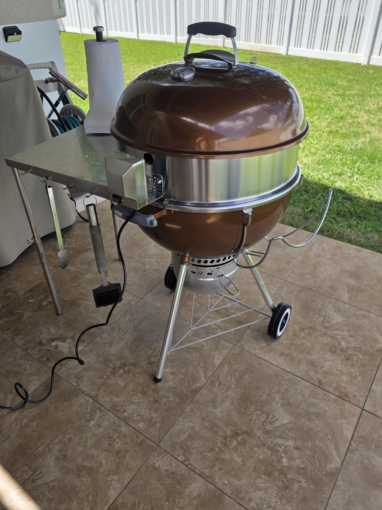 Skyflame Charkettle Rotisserie Ring Kit for Weber 22-Inch Kettle, Black customer photo 1