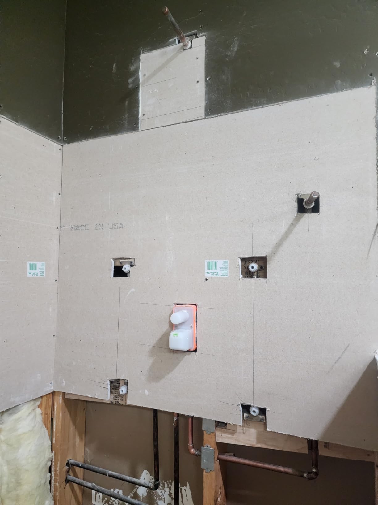 RUMOSE Rainfall Shower System with 4 Full Body Jet 4 Mode Shower Faucet Set customer photo 1