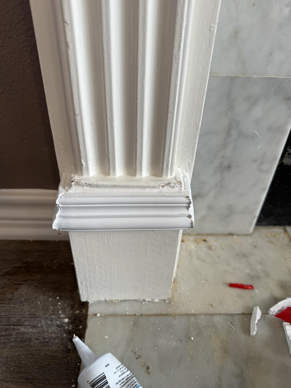 Gaahing Peel and Stick Wall Molding Trim & Chair Rail, Self-Adhesive Panel Moulding, DIY Home Decor on Cabinet Door Mirror Frame, 9.8ft x 0.9in customer photo 2