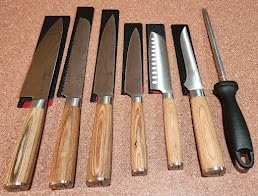 SYOKAMI 14pcs Chef Knife Set with Roll Bag, Professional Stainless Steel Japanese Knife Set with Pakkawood Handle for Professional Chef, Camping, Travel, BBQ, RV or Gift customer photo 1