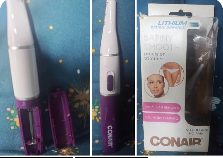 Conair Facial Trimmer for Women, Pinch-Free Precision, 2 Brow Combs customer photo 1