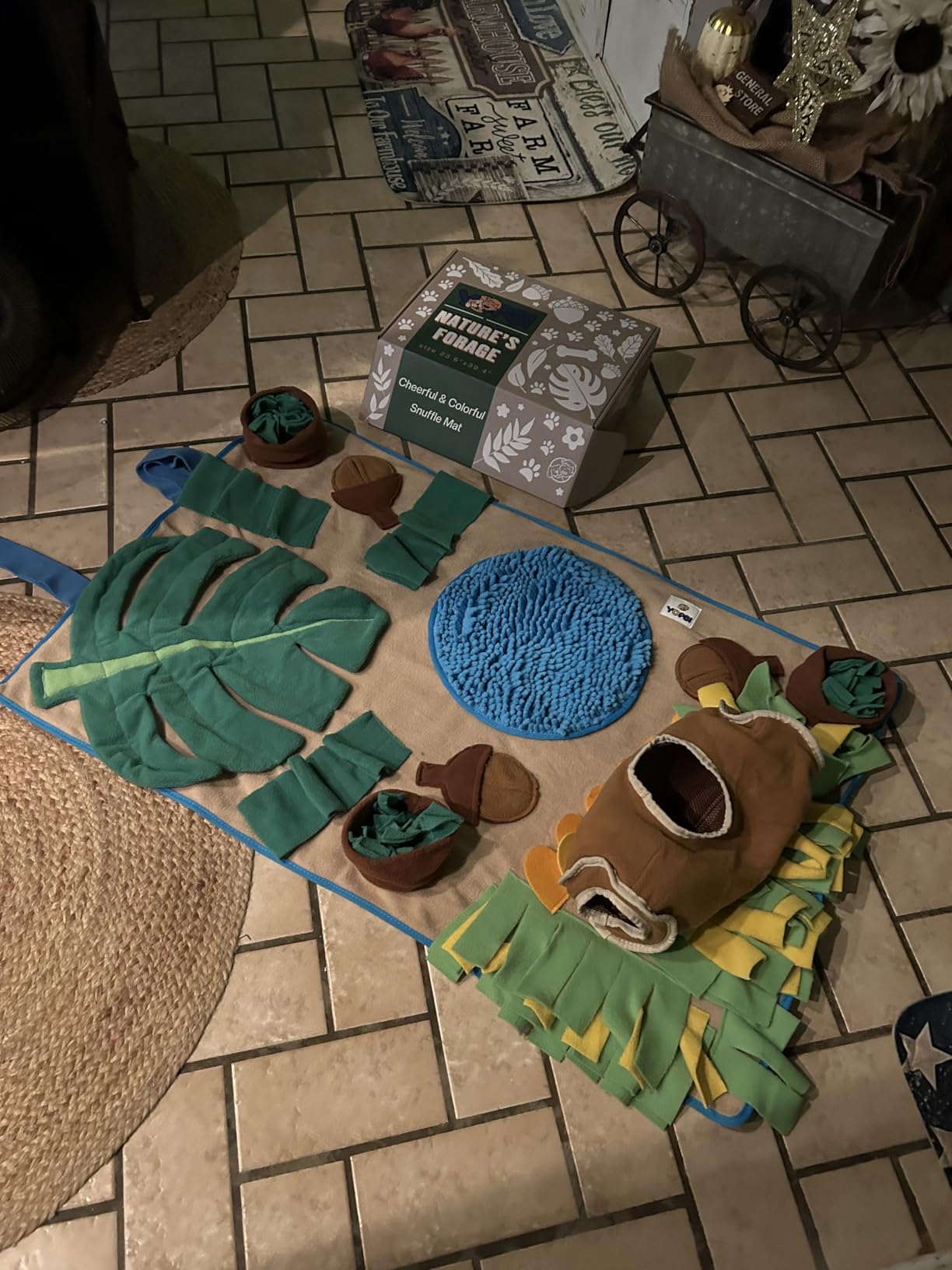 Snuffle Mat for Dogs Large Breed 39.4''x23.6''- Interactive Dog Toys for Boredom - Sniff mat - Mental Stimulation - Enrichment Toys customer photo 1