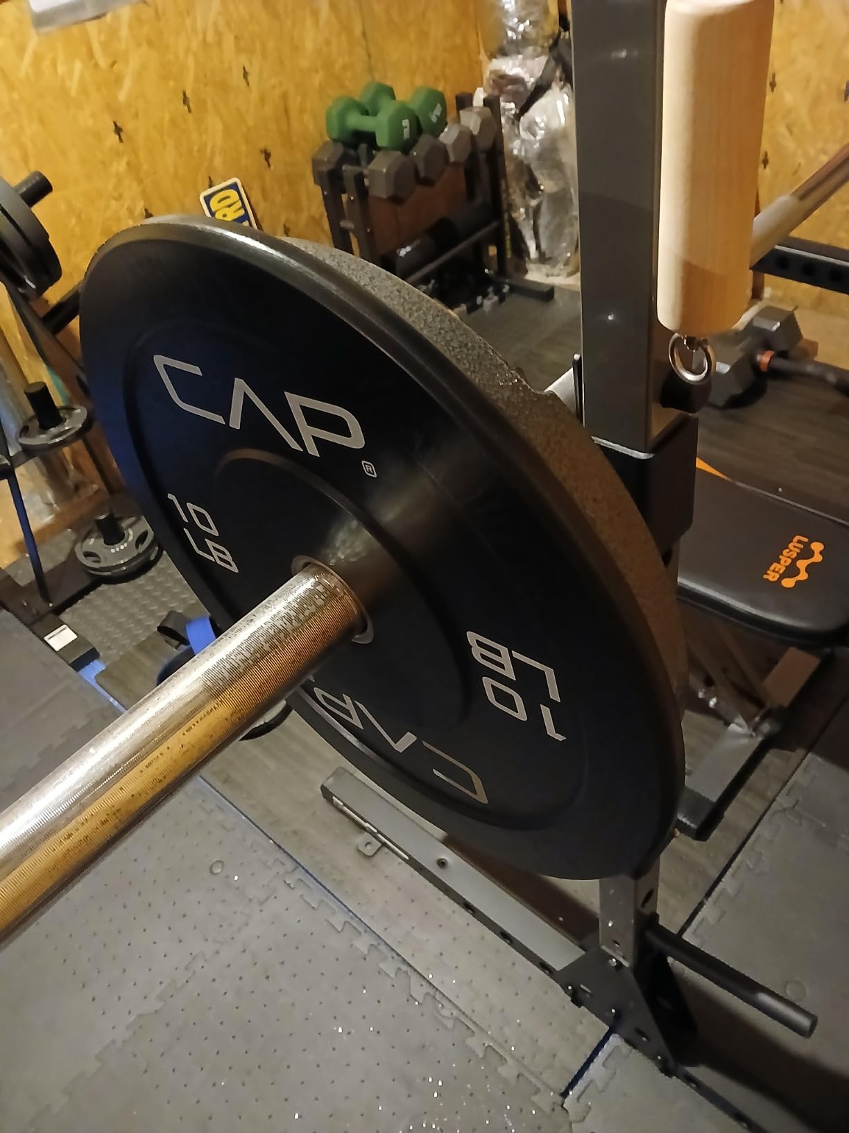 CAP Barbell Rubber Olympic Bumper Plate | Multiple Options/Colors customer photo 2