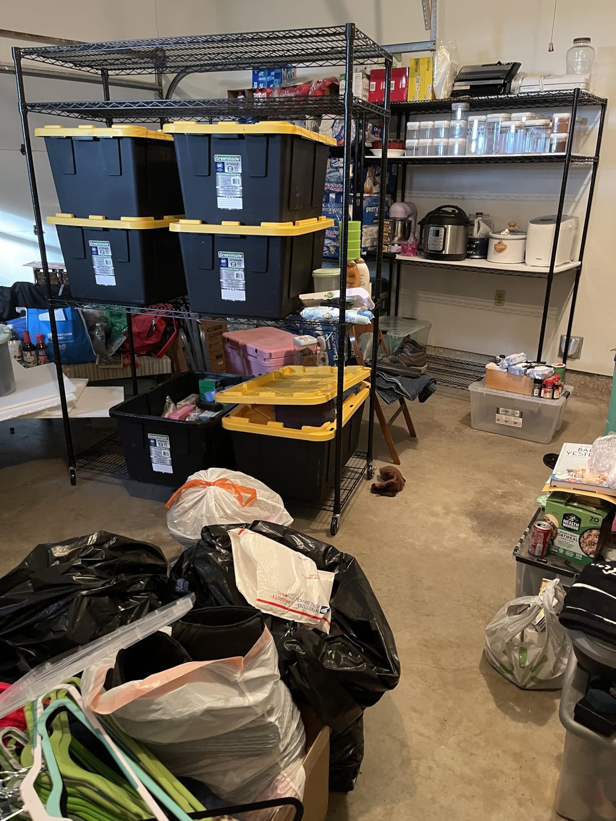 REIBII 4-Tier Heavy Duty Shelving with Wheels, 2480LBS Storage Shelf Rack customer photo 1