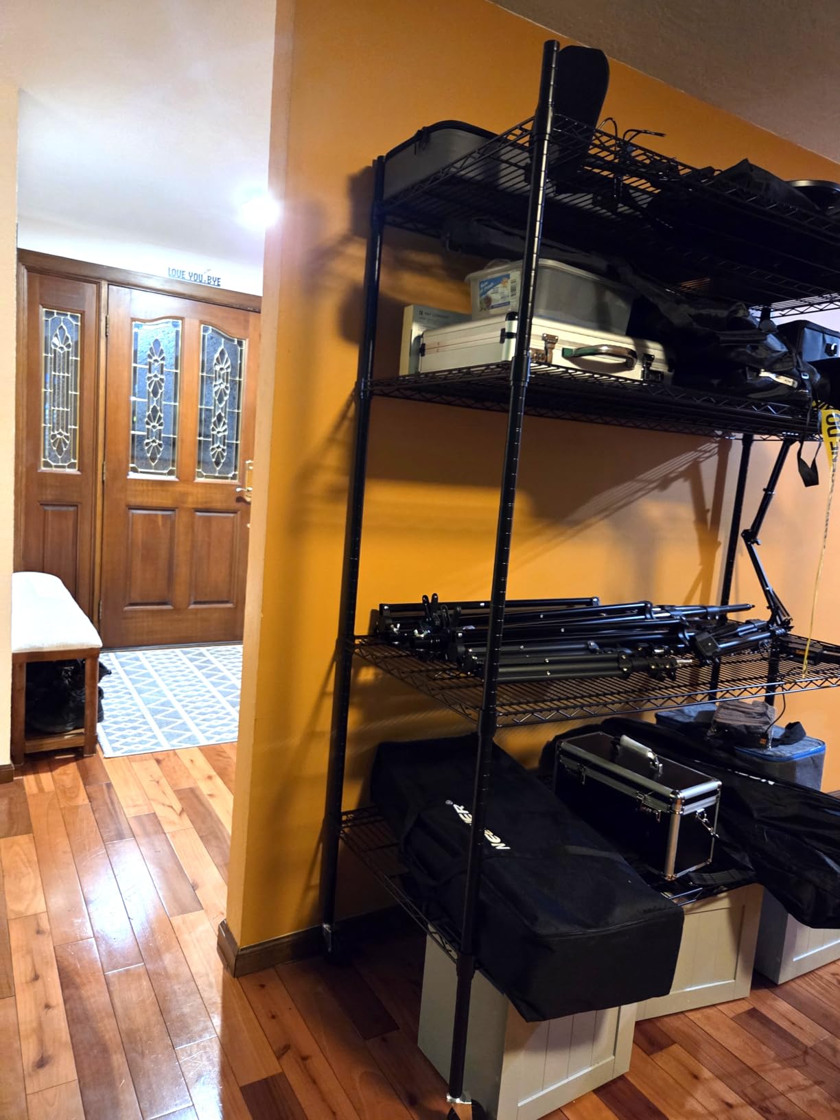REIBII 4-Tier Heavy Duty Shelving with Wheels, 2480LBS Storage Shelf Rack customer photo 2
