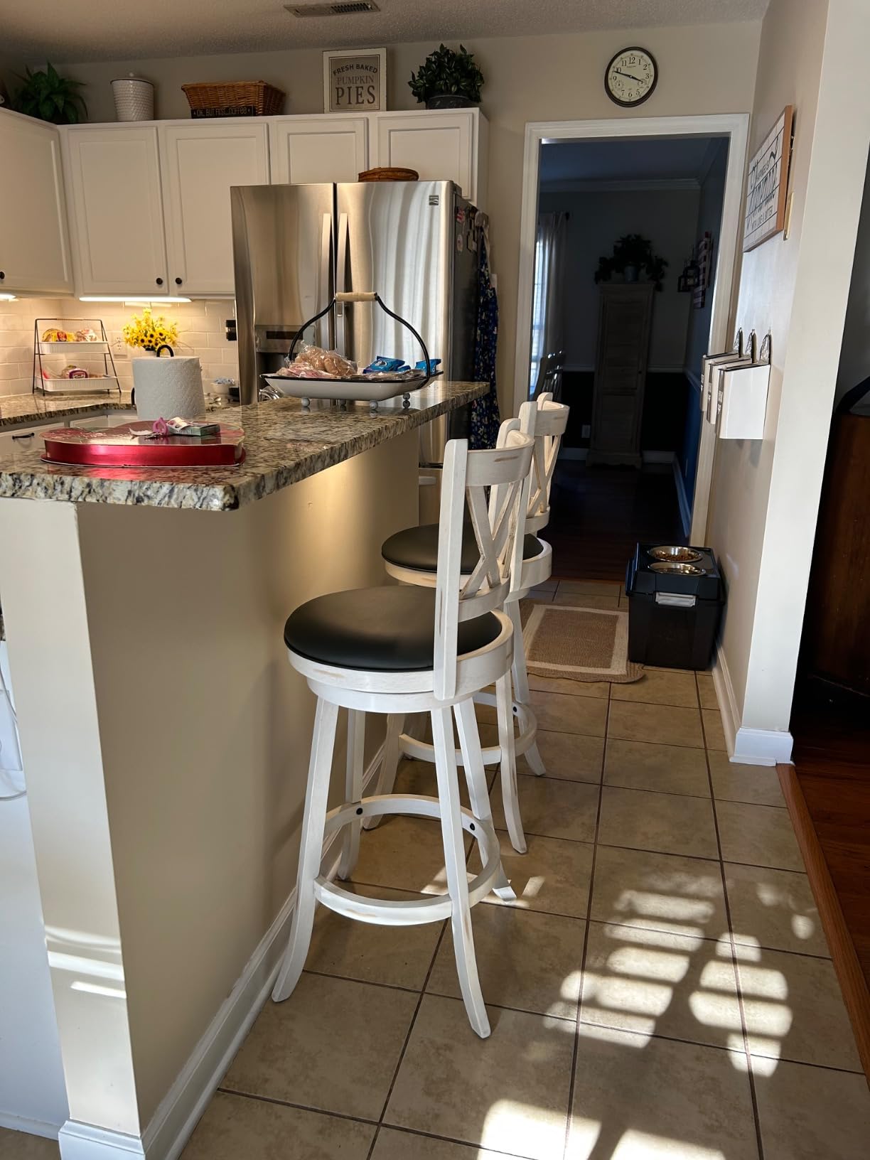 Bar Stools Set of 2, Farmhouse 24
