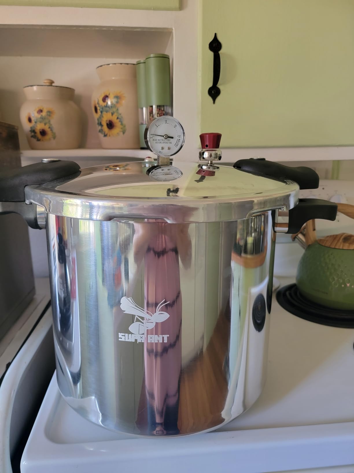 23 Qt Canning Pot with Canning Supplies Starter Kit - Water Bath Pot with Rack and Lid - Jar Lifter, XL Ladle, Jar Tongs, and Bubble Popper customer photo 2