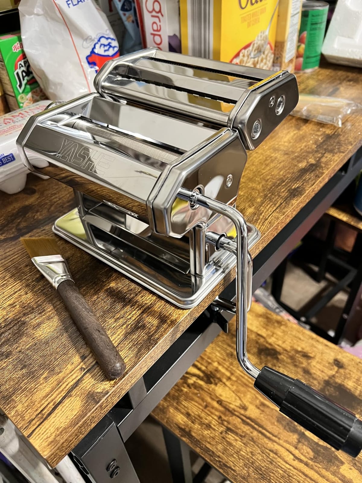 YASHE 3-in-1 Pasta Maker Machine with Adjustable Thickness customer photo 1