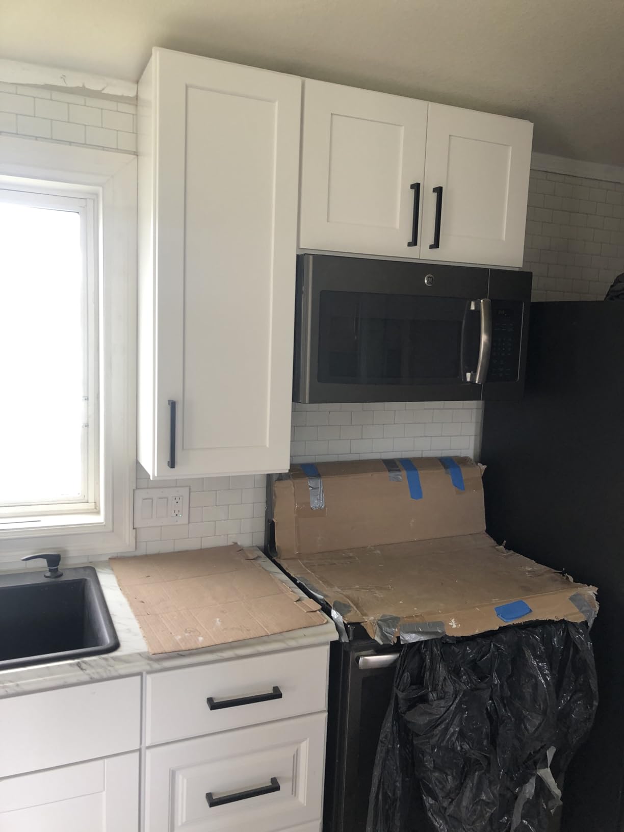 White Shaker Wall Cabinet - Ready to Assemble, Perfect for Kitchen, Laundry, and Bathroom Storage - 30”W x 12”H x 12”D customer photo 1