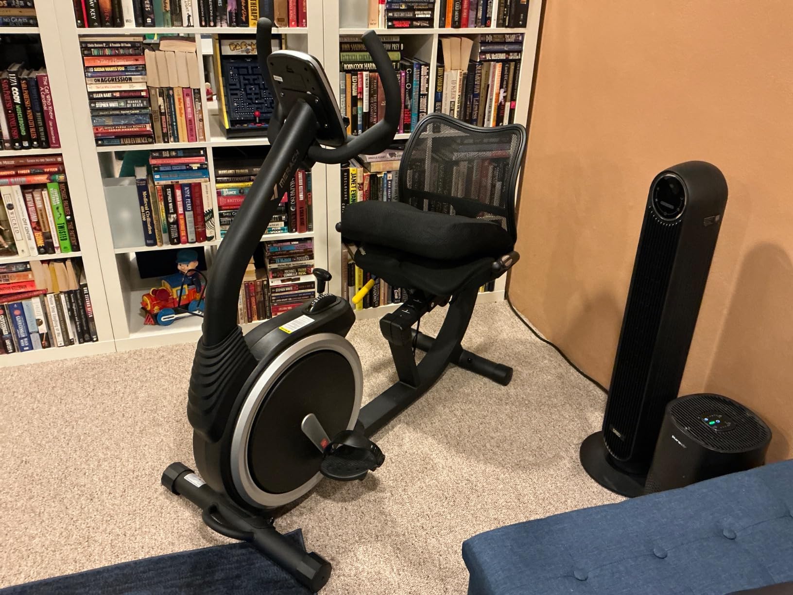 MERACH Recumbent Exercise Bikes for Home High-end | Recumbent Bike for Seniors Adults, Magnetic Recumbent Stationary Bike with Exclusive App, Heart Rate Handle, Adjustable Seat customer photo 2