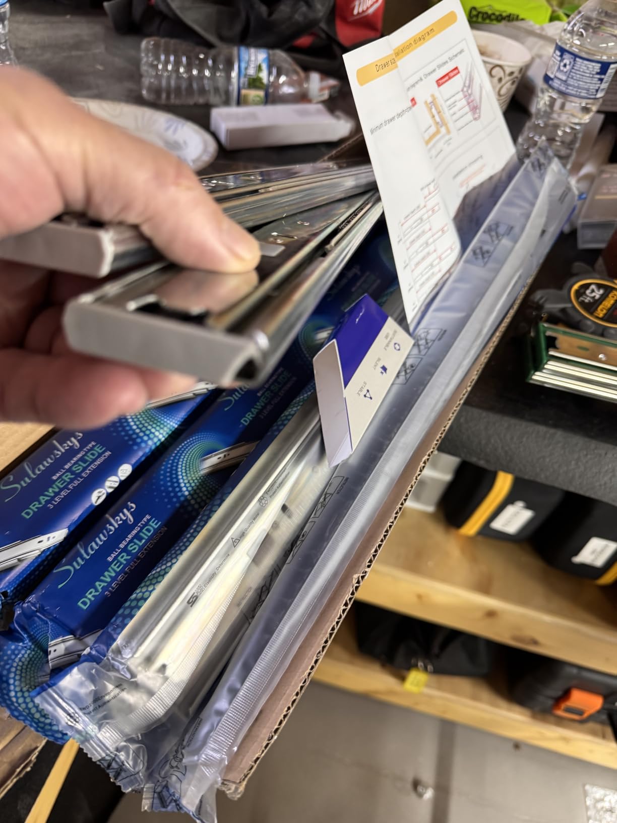 12 inch Drawer Slides 4 Pairs (8pcs) Soft Self Close Full Extension Ball Bearing Drawer Rails Side Mount Metal Dresser Runners for File Cabinet Trash Can Kitchen Wardrobe Glides 12