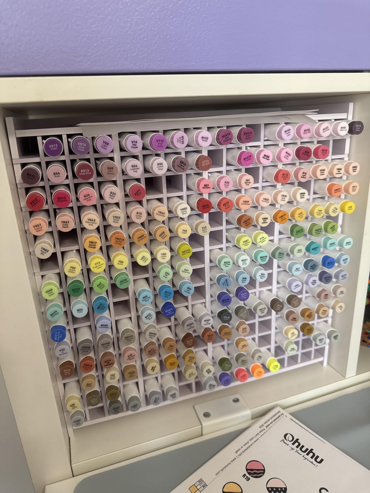 Marker Organizer,240 Slots Marker Storage Organizer with Divider customer photo 1
