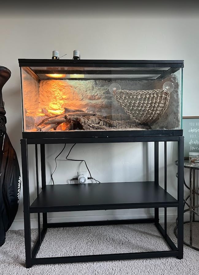 40 Gallon Metal Fish Tank Stand, Aquarium & Terrarium Stand for Home Office customer photo 2
