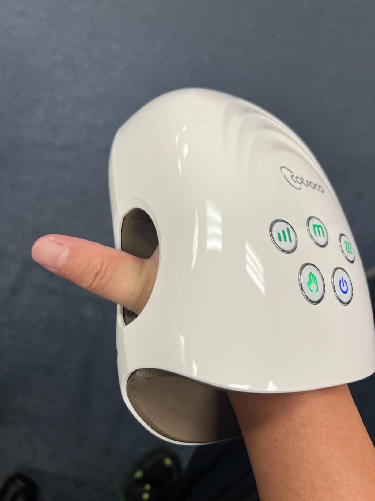 cotsoco Upgraded Hand Massager - 3Massage Sizes, Cordless Hand Massager with Heat & Compression for Arthritis and Carpal Tunnel, Relaxation at Home, Office, Outdoors, Gift for Men and Mom customer photo 2