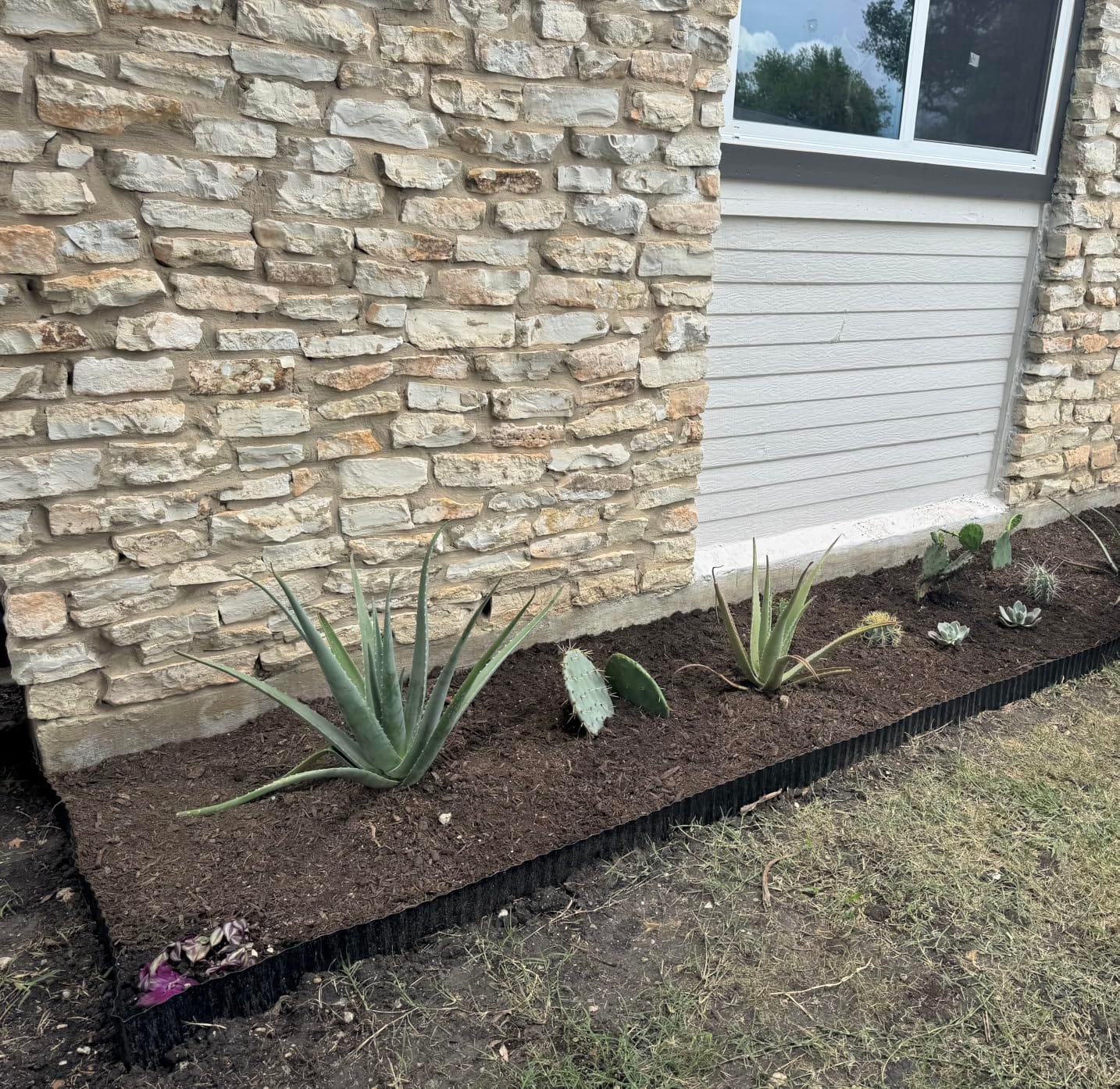 LAVEVE Corrugated Metal Garden Edging 6