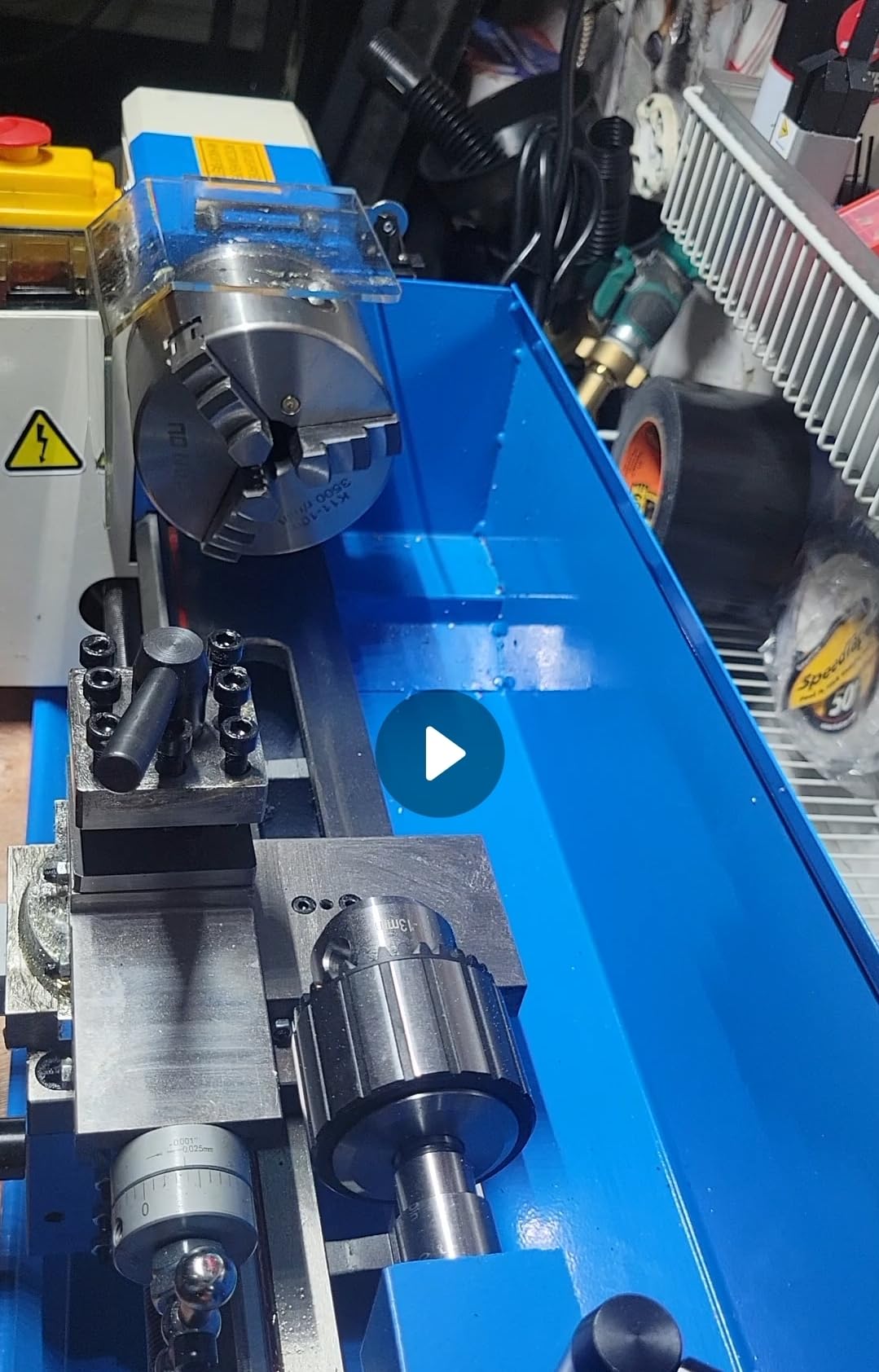 K72-100 Lathe Independent Chuck 4 Inch Chuck 4 Jaw 3500 r/min customer photo 1