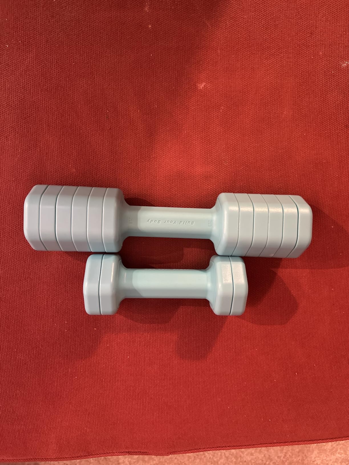 Zempox Adjustable Dumbbell Set, 4 in 1 Free Weight Dumbbell Set for Women, Hand Weight for Women at Home, Each 2lb 3lb 4lb 5lb with TPU Soft Rubber Handle for Home Gym Aquatic Fitness Equipment customer photo 1