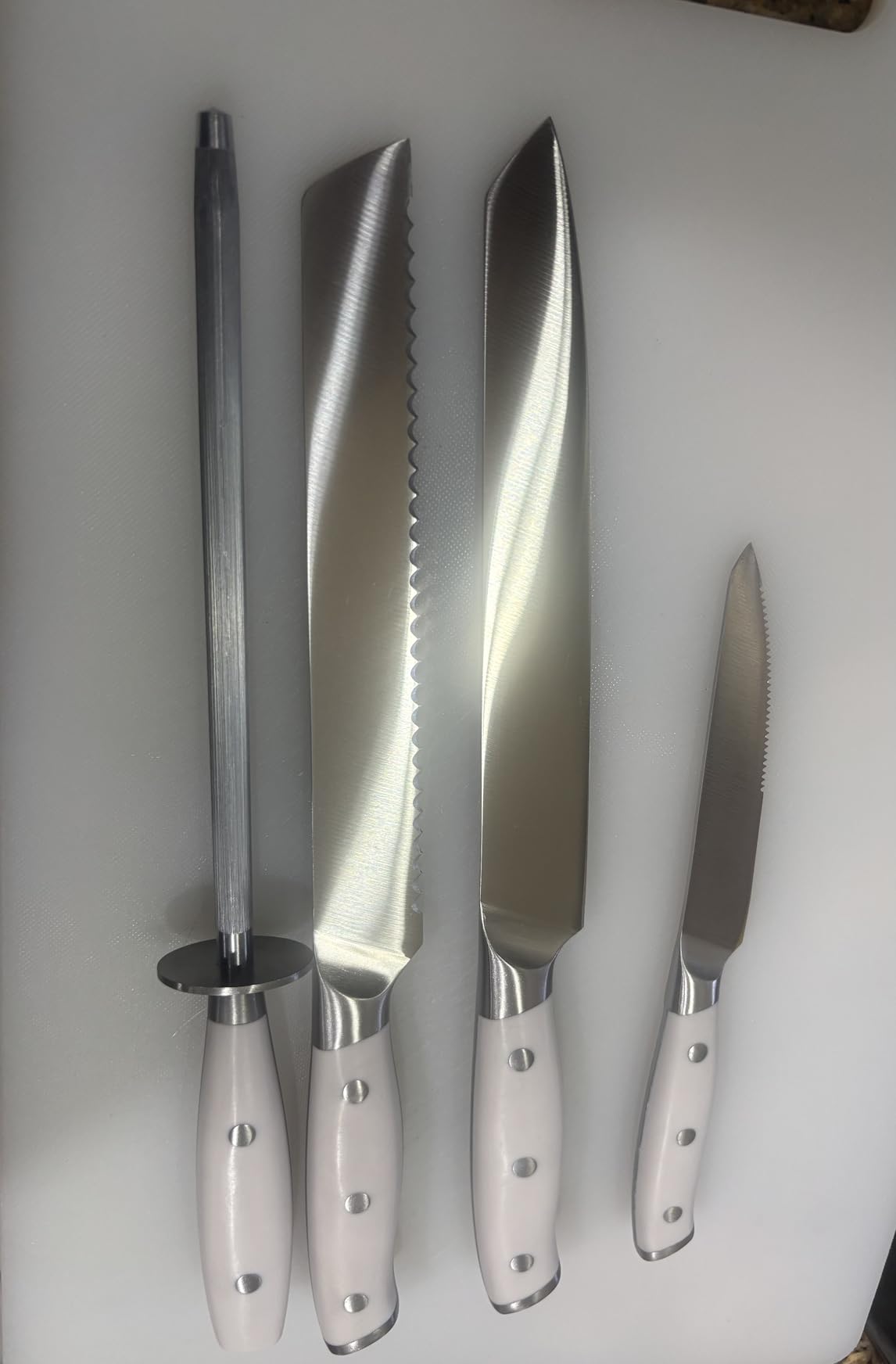 Klaus Meyer Stahl 19-Piece German Steel Kitchen Knife Block Set (Black) customer photo 2