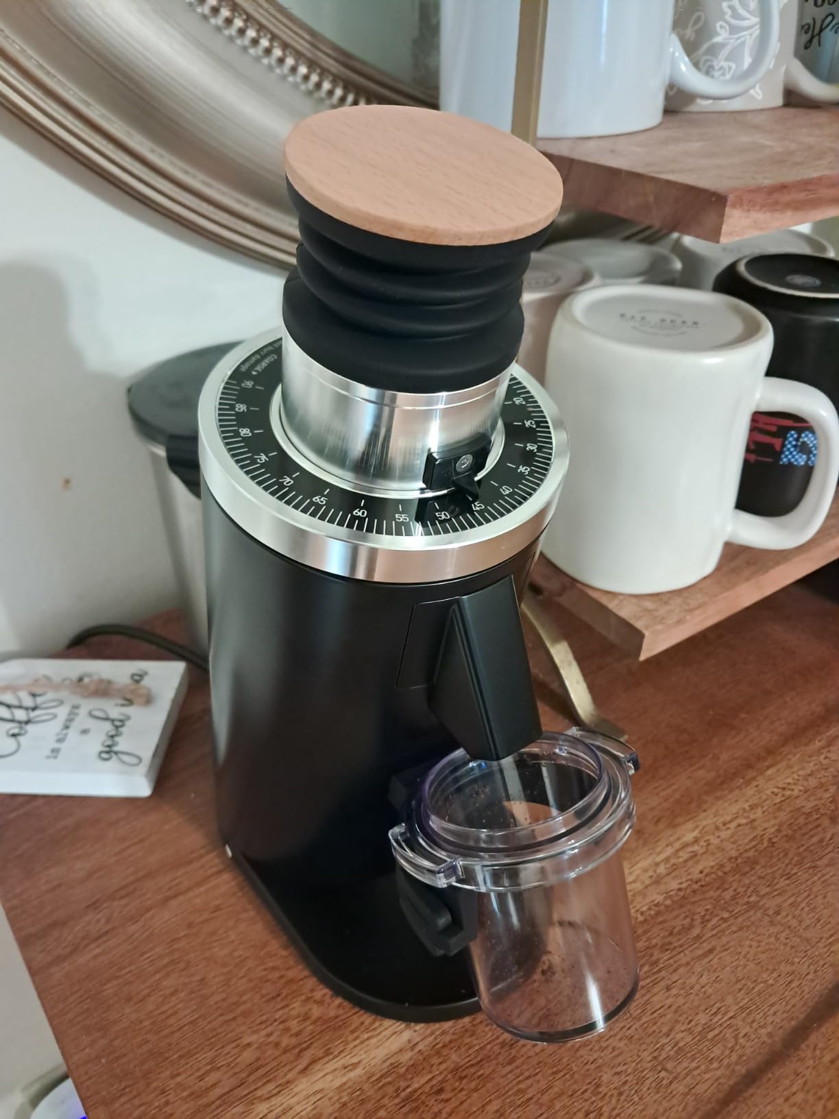 MiiCoffee DF54 Single Dose Coffee Grinder (Black) customer photo 2