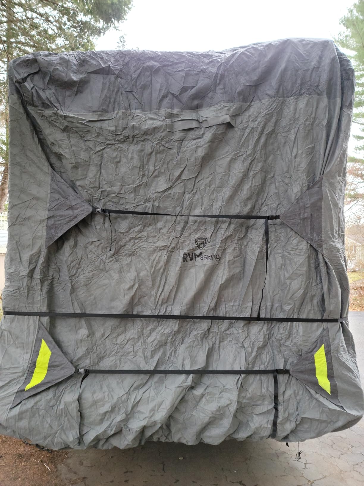 RVMasking Travel Trailer RV Cover, 9-Layer Heavy Duty Waterproof,26-28ft customer photo 2
