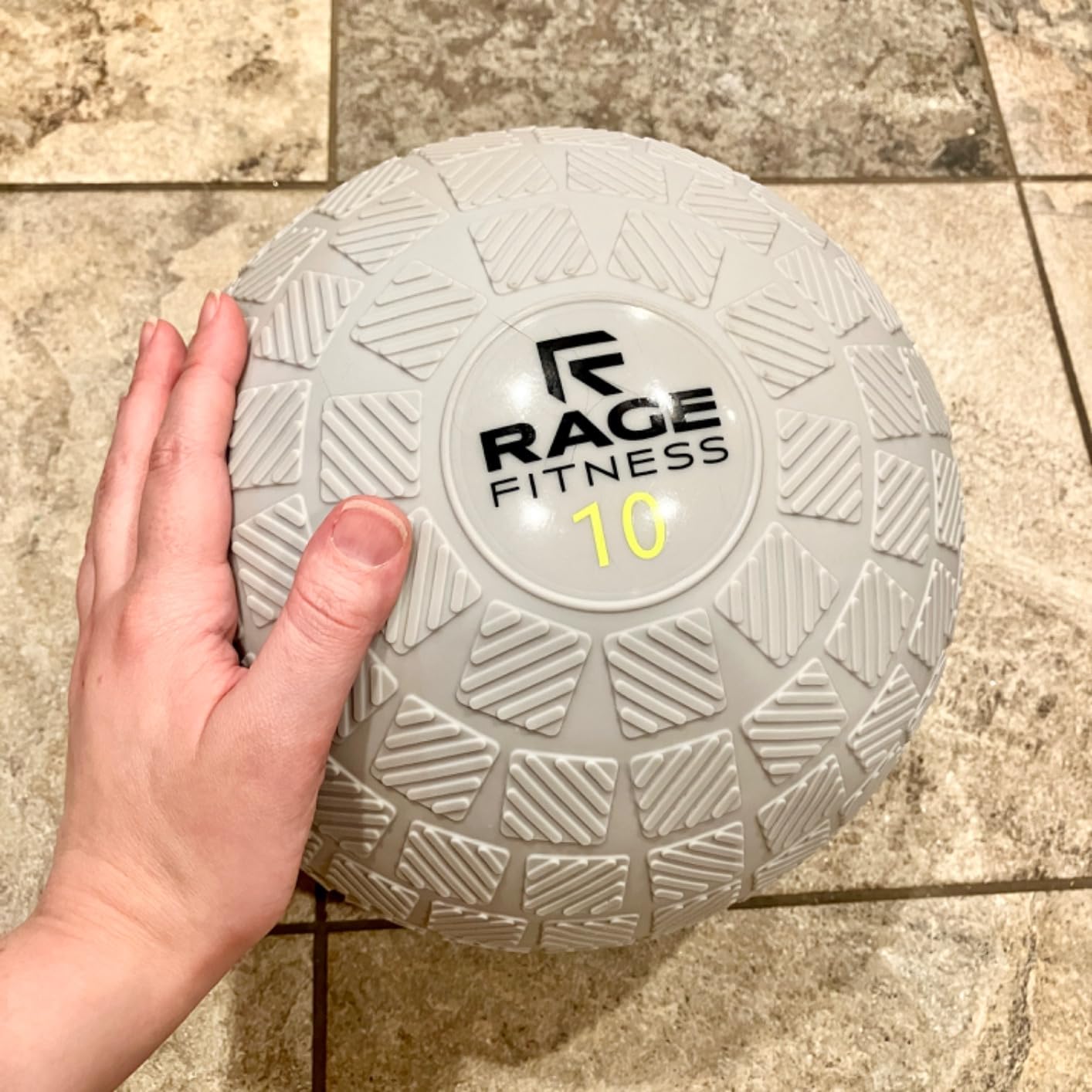 Rage Fitness Slam Ball 10/15/20lb, Medicine Balls for Training customer photo 2