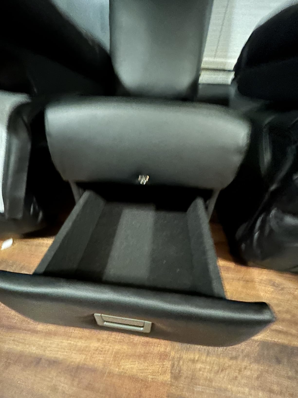 URRED Power Loveseat Recliner Sofa with Massage and Heat,Black customer photo 1