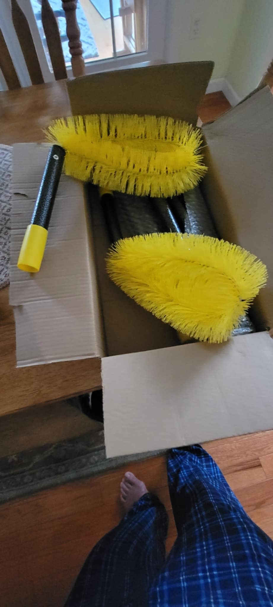 Gutter Cleaning Tools from The Ground, 10 FT Telescopic Brush customer photo 1