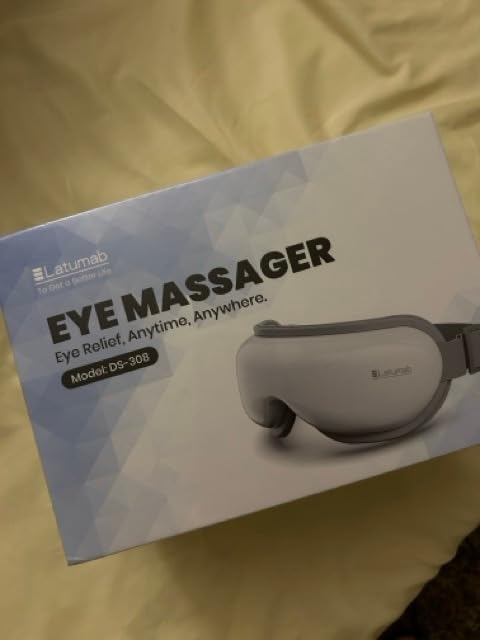 latumab Eye Massager with Heat & Bluetooth Music, FSA Eligible HSA customer photo 2