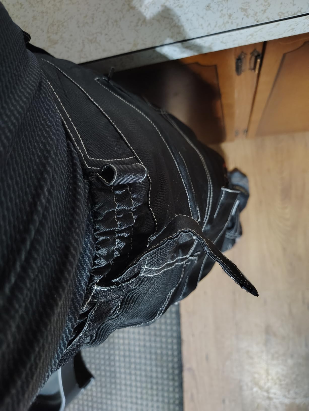 JAG Motorcycle Protective Pants with Armor, Water-Resistant Cordura Fabric customer photo 2