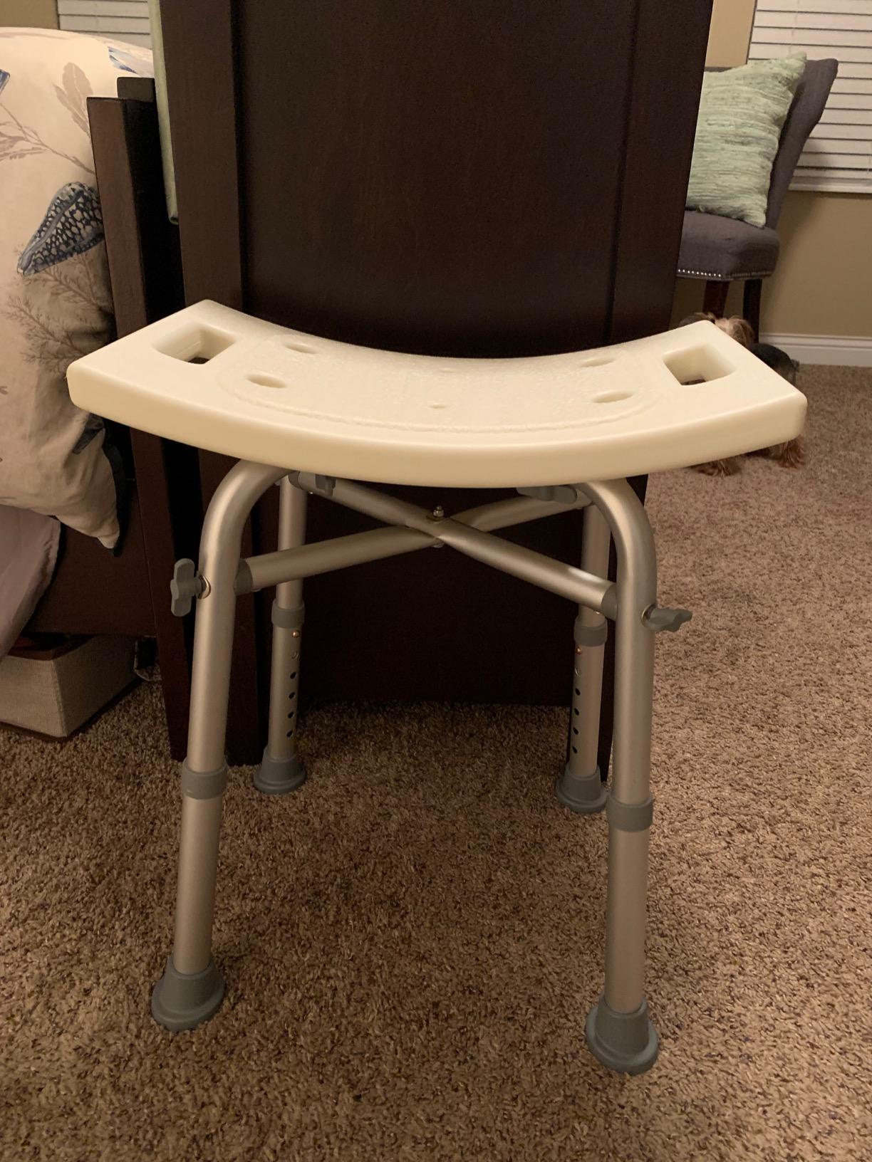 Dr Kays Shower Chair for Inside Shower Bench for Bathtub 350lb Support customer photo 2