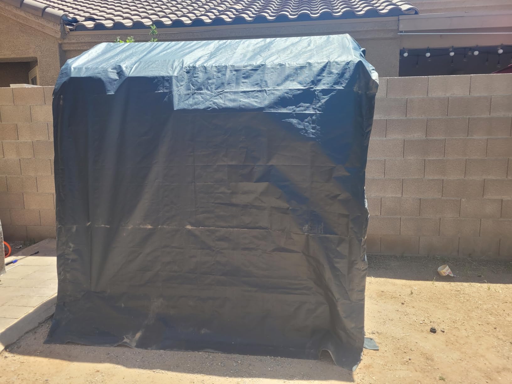 GARTOO 6 x 3ft Outdoor Cycle Storage Shelter customer photo 2