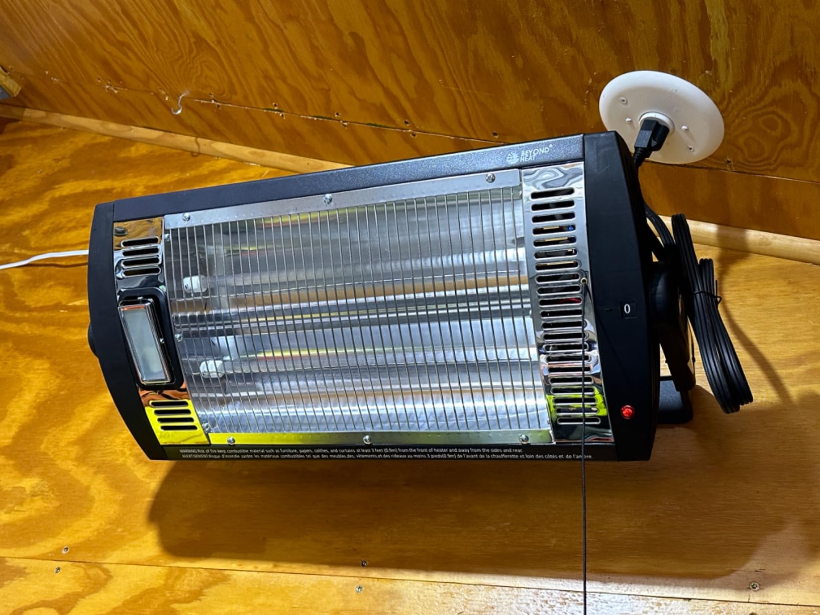 BEYOND HEAT Electric Garage Heater 120V, 1500W Radiant Space Heater, 1-Pack customer photo 1