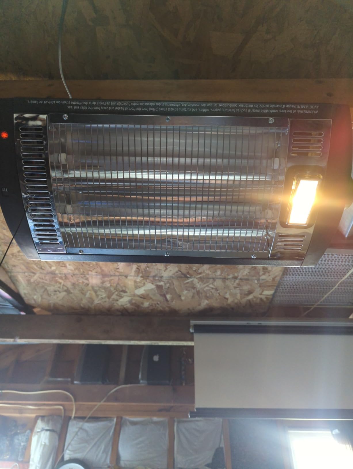 BEYOND HEAT Electric Garage Heater 120V, 1500W Radiant Space Heater, 1-Pack customer photo 2