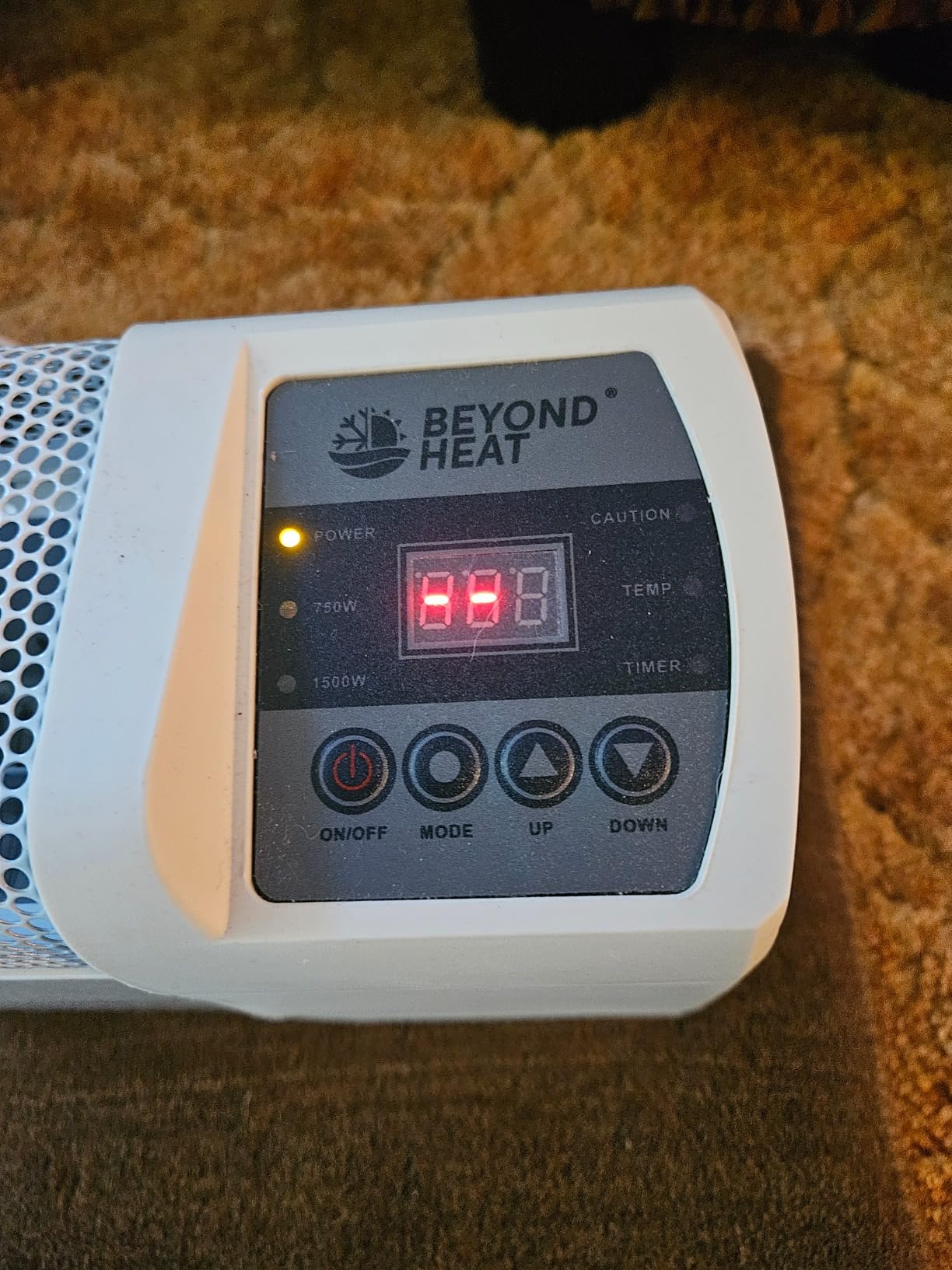 BEYOND HEAT Electric Baseboard Space Heater 1500W with Digital Thermostat customer photo 1