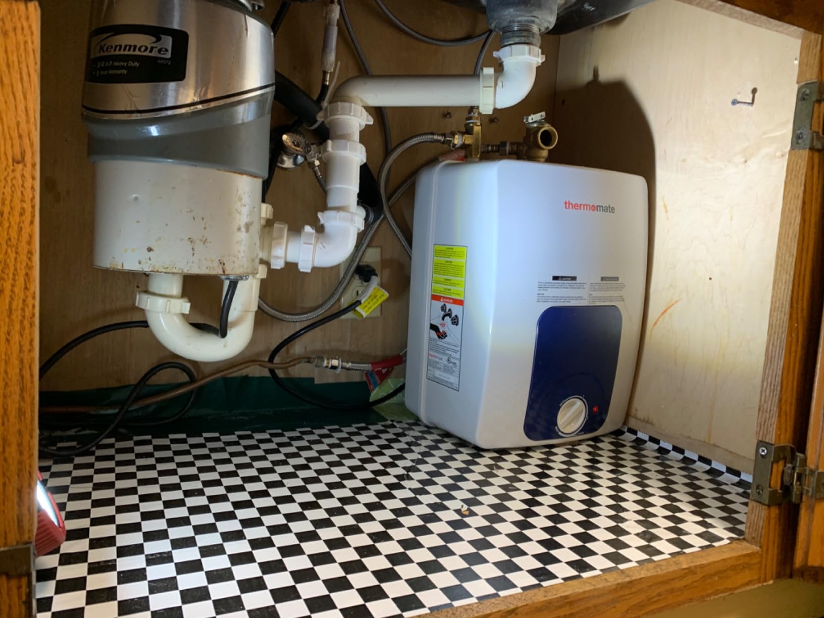 ThermoMate Tank Water Heater Electric, 18 Gallon Small Point of Use Residential Hot Water Heater for Washing & Shower, 120Volt 1500W Compact, Adjustable Thermostat, UL Listed customer photo 2