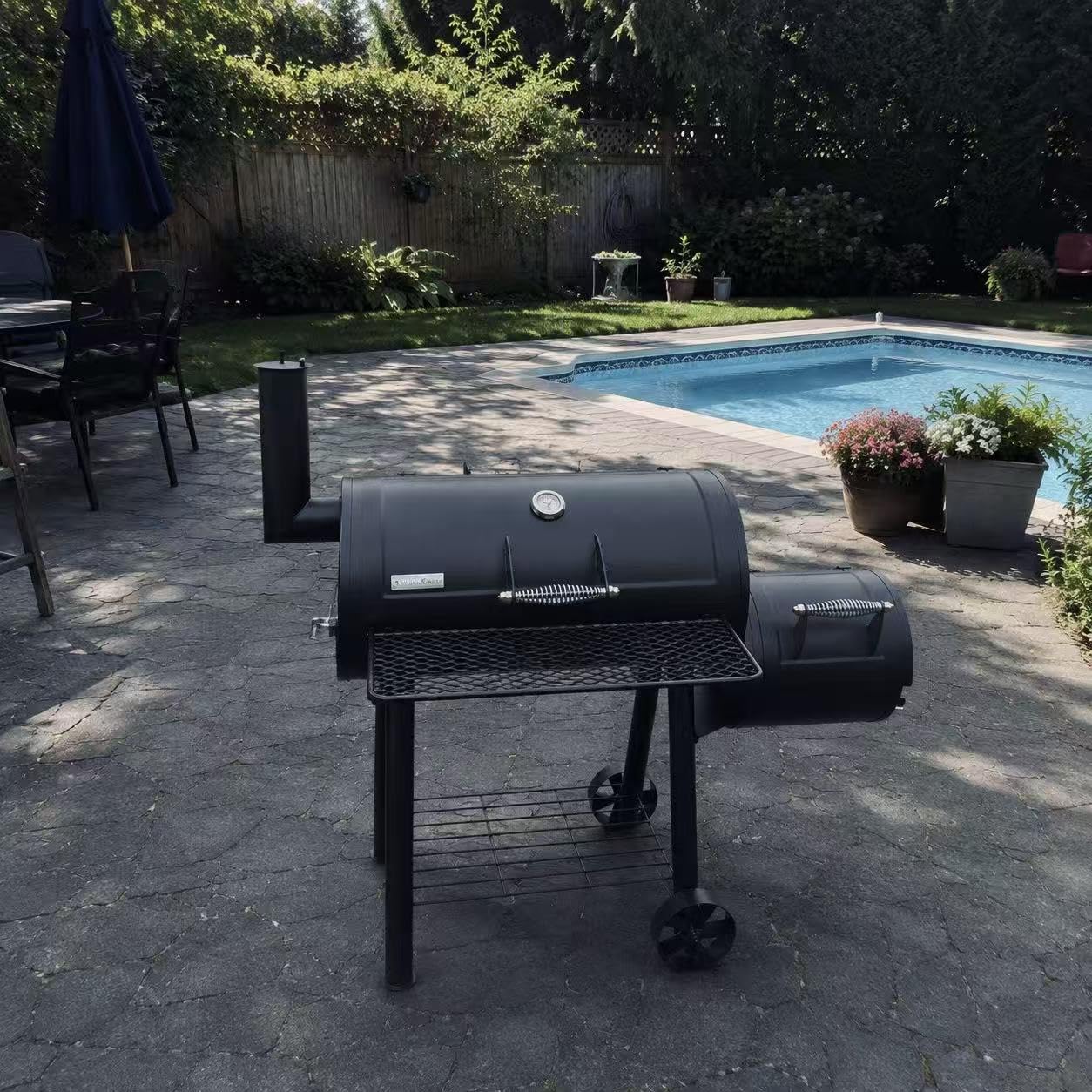 Captiva Designs Vertical Charcoal Smoker Grill Extra Large Barbecue Grill customer photo 2