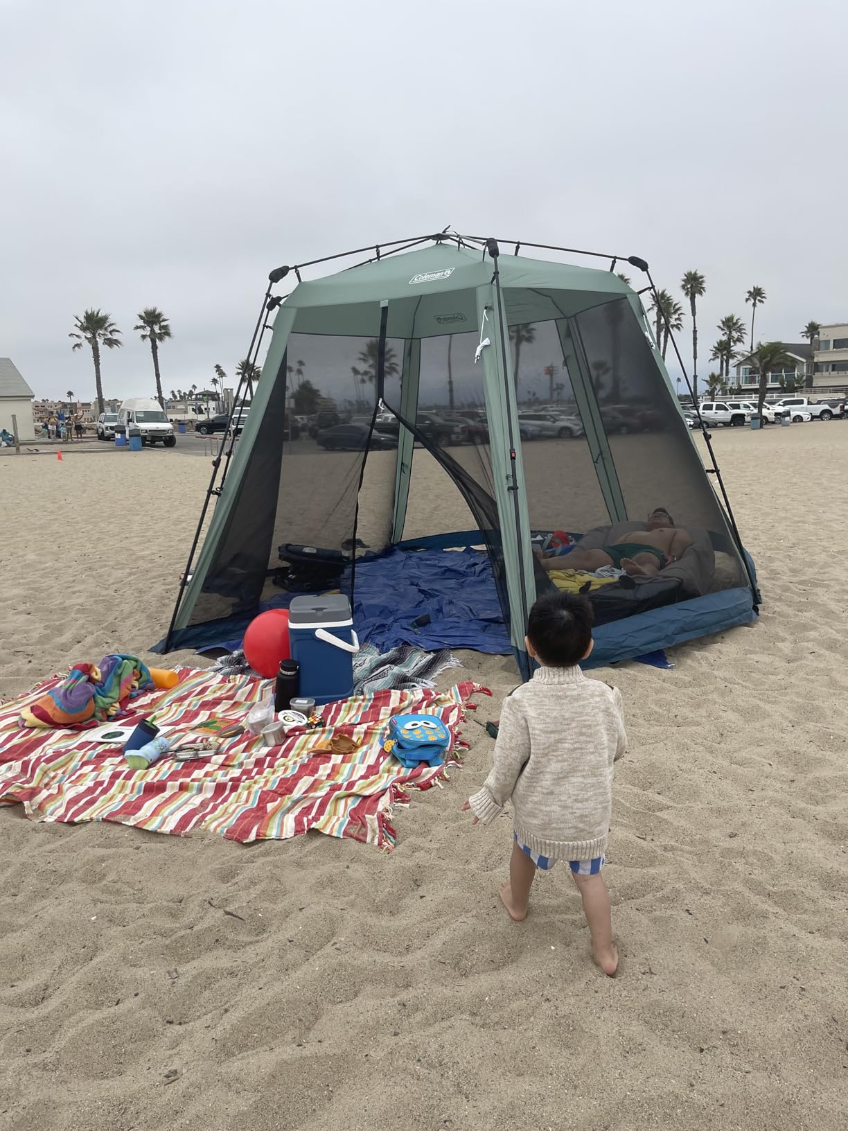 Coleman Skylodge Portable Screenhouse, 1-Minute Setup, 10x10-Foot customer photo 2