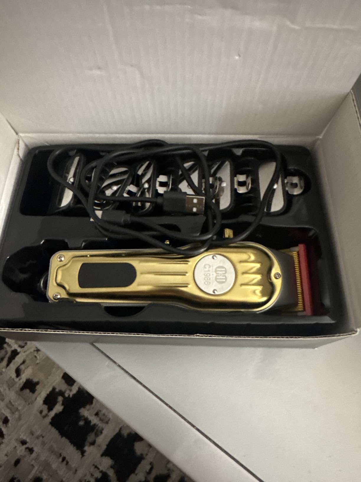 CIICII Mens Hair Clippers and Trimmers Set, Cordless Barber Haircut Kit customer photo 1