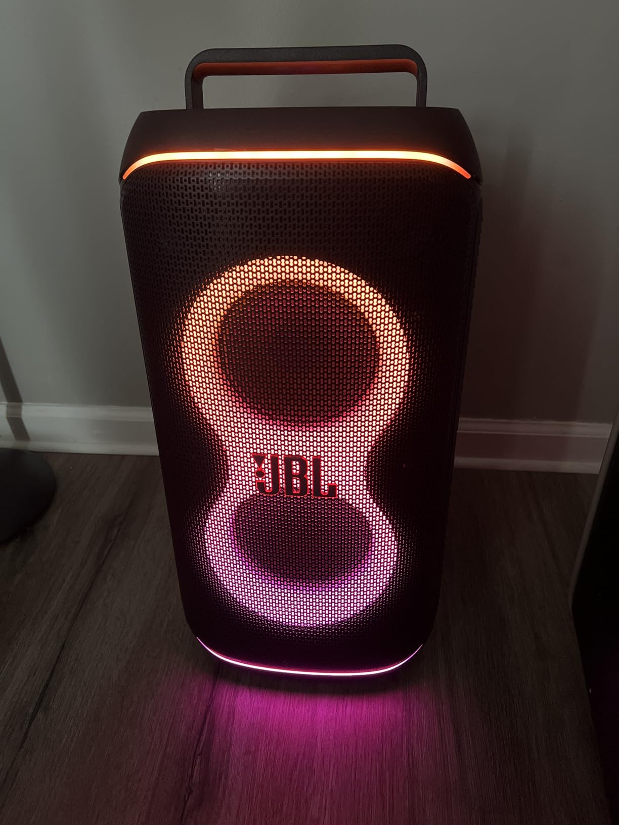 JBL PartyBox Club 120 Portable Party Speaker, Bluetooth, Lights - White customer photo 2